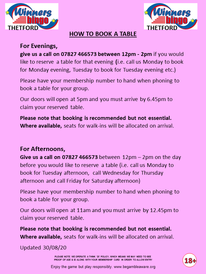 how-to-book-a-table-v2 | Winners Bingo